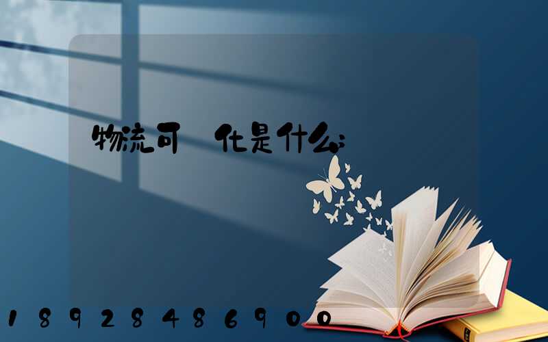 物流可視化是什么